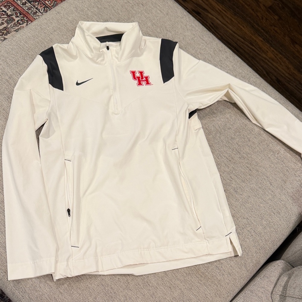 Nike White Quarter-Zip Pullover (University of Houston)